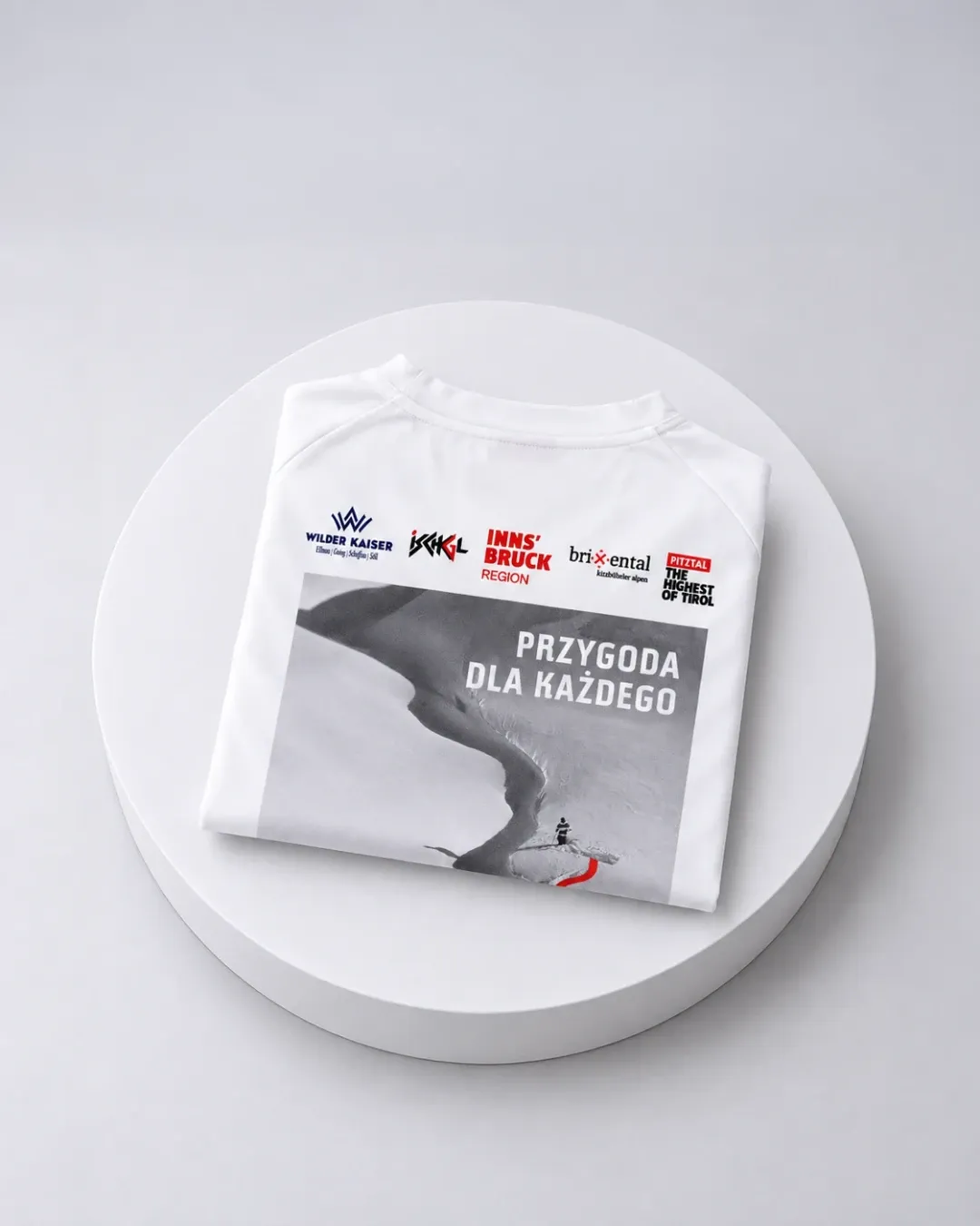 Kampagnen-Shirt – Textil · Wilder Kaiser · Ischgl · Innsbruck · Brixental · Pitztal